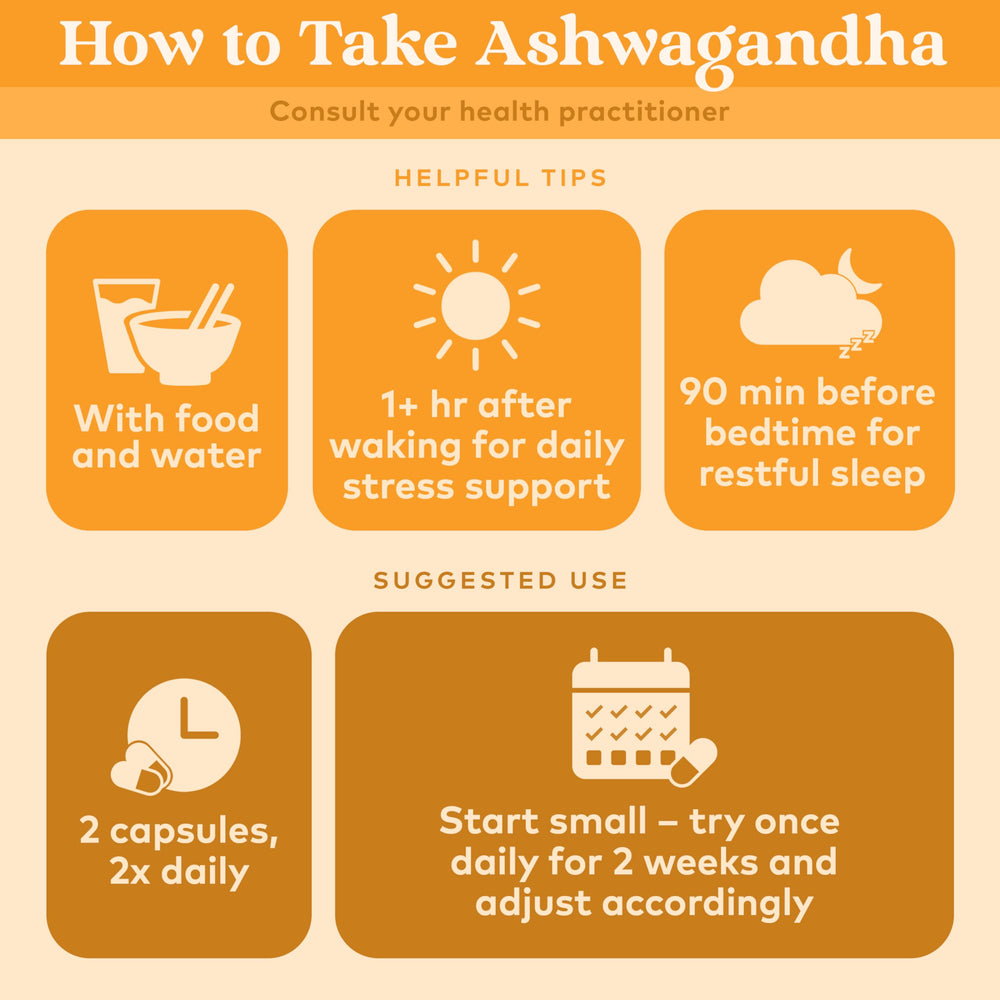 Organic India Ashwagandha capsules with morning light and coffee for steady energy.