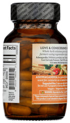 Organic India Ashwagandha box packaging signals vegan adaptogen for stress resilience