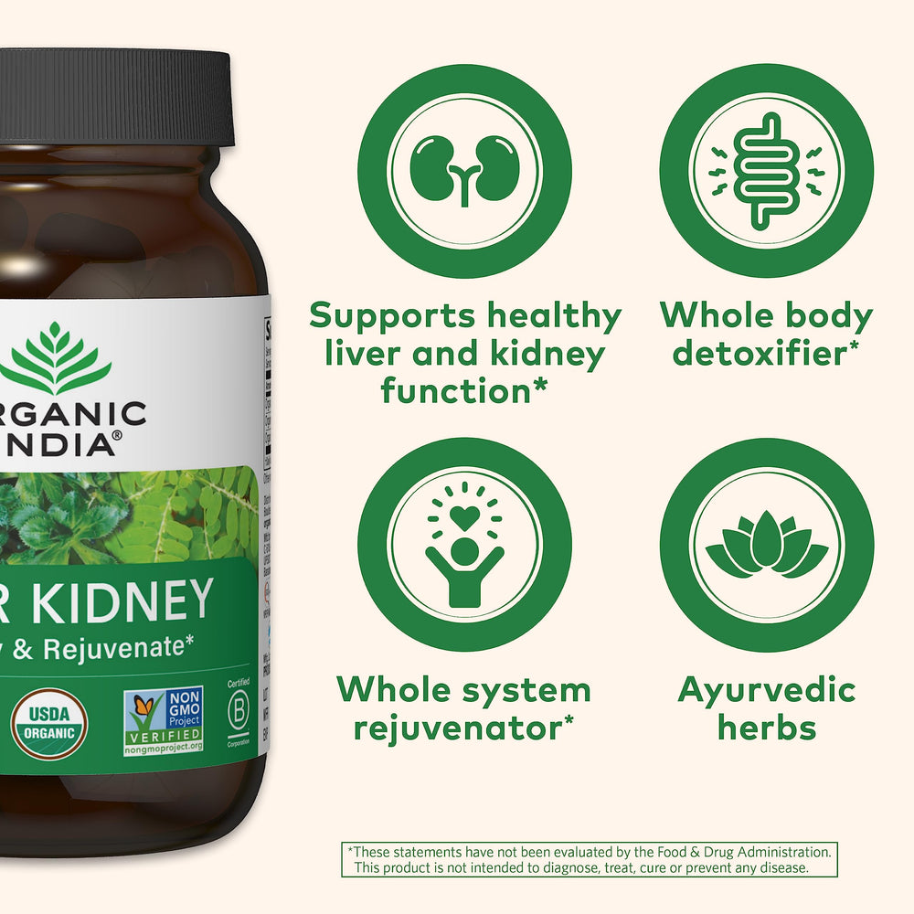 Organic India Katuki root—traditional cleansing aid for organ health.