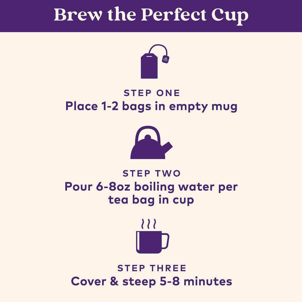 Organic India Tulsi Sleep tea infuser setup for a quiet evening brew.