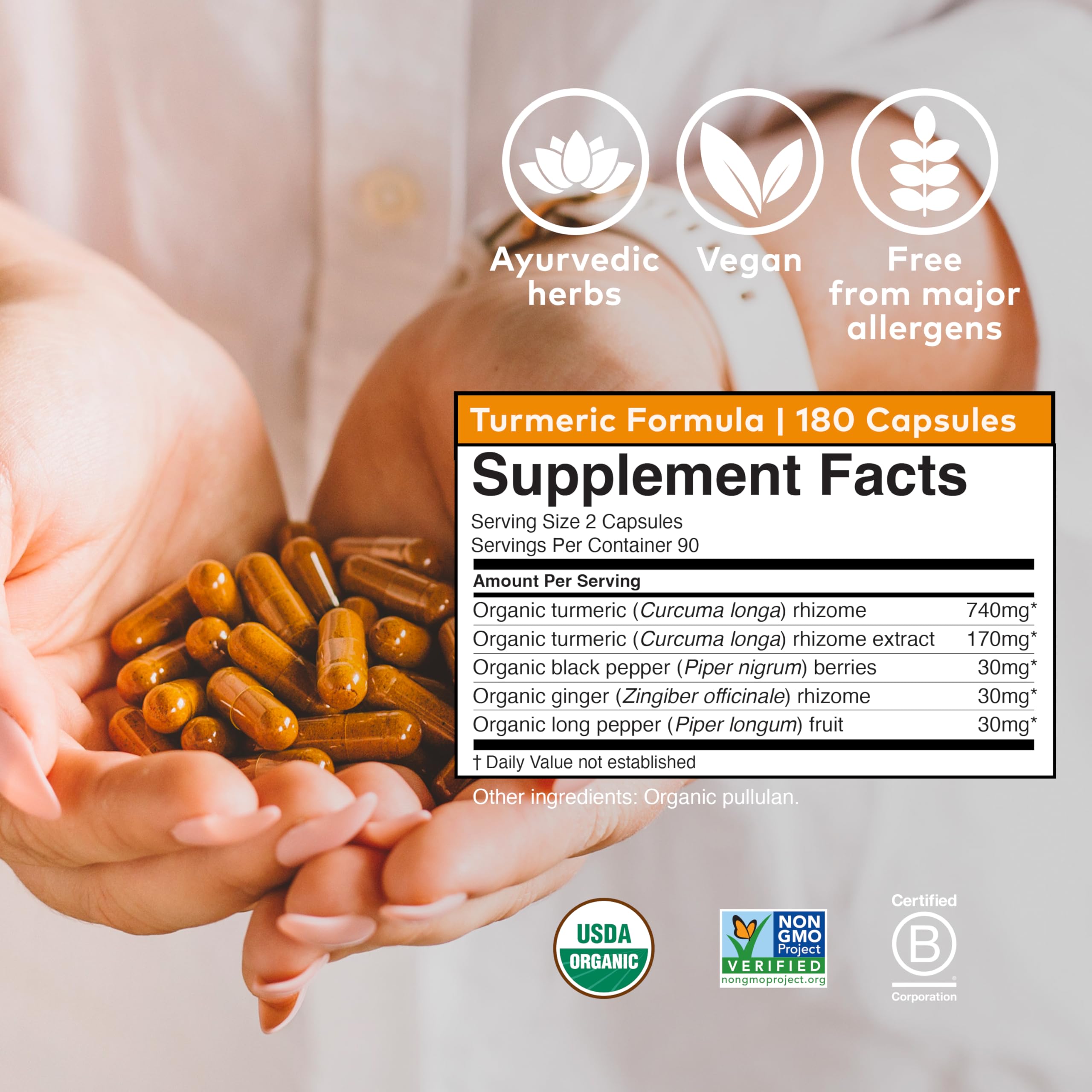 Organic India Kandhamal Haldi origin seal on turmeric curcumin packaging
