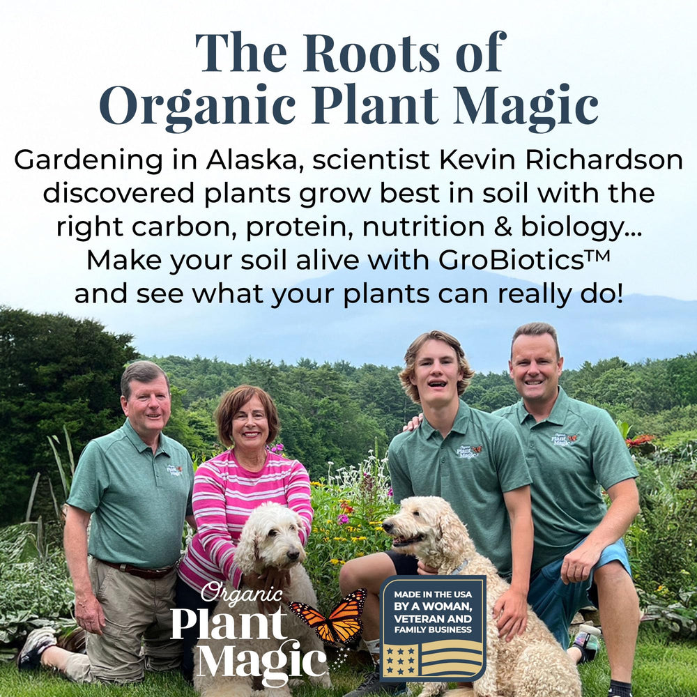 Organic Plant Magic minerals and amino acids blend for soil vitality