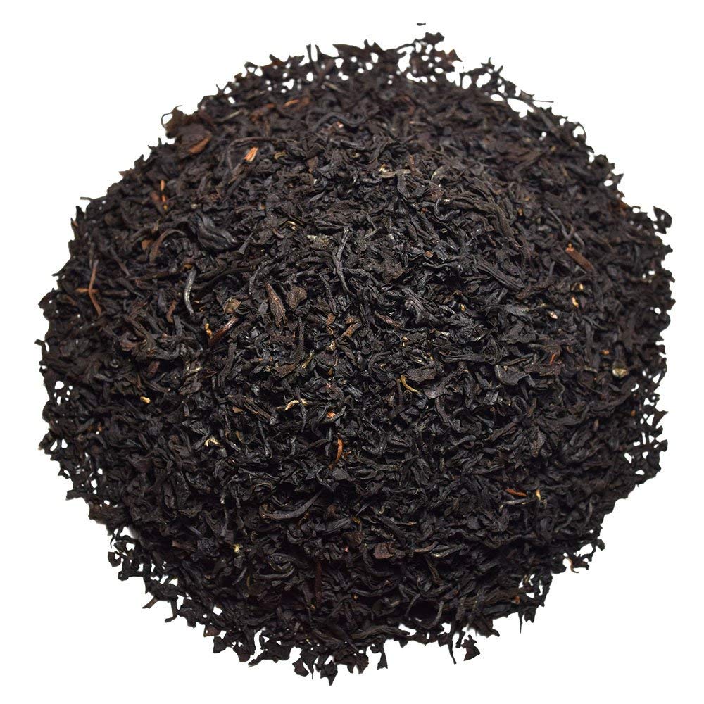 Organic Positively Tea Company English Breakfast close-up of leaves showing rich texture