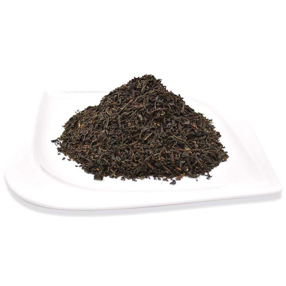 Organic Positively Tea Company English Breakfast prepared with milk for a versatile breakfast tea