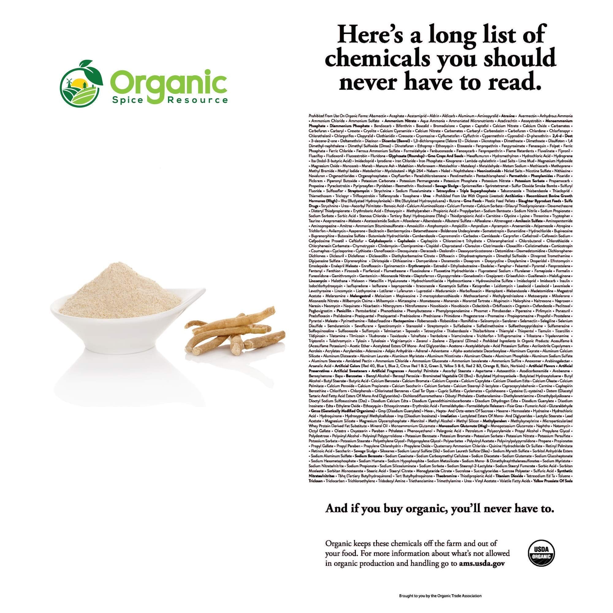 Organic Spice Resource Ashwagandha powder in a kitchen scene for beverages