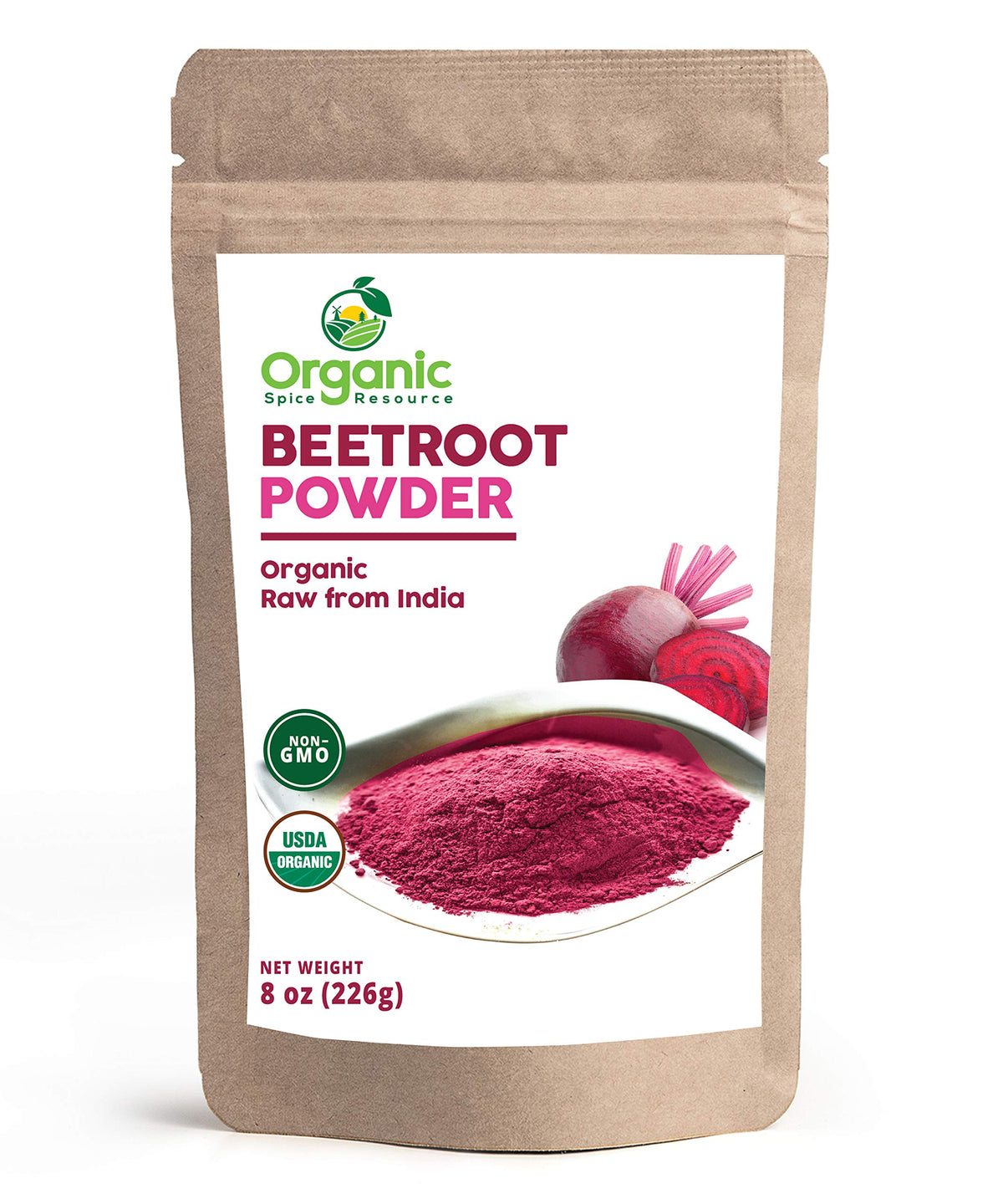Organic Spice Resource beet root powder jar for daily wellness boost