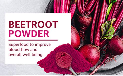 Organic Spice Resource beet root powder nutrition label highlights organic and non-GMO