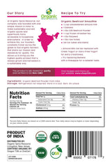 Organic Spice Resource beet root powder package on a clean countertop