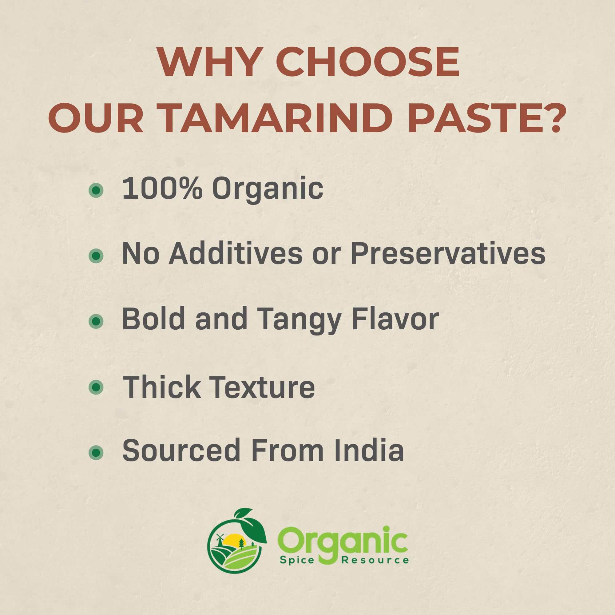 Organic Spice Resource tamarind paste spoon-close captures the smooth, ready-to-use texture for quick meals.