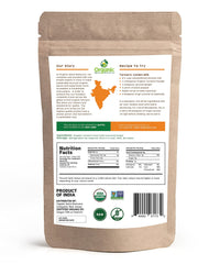 OSR Turmeric Powder in kraft bag with seal ready for pantry.