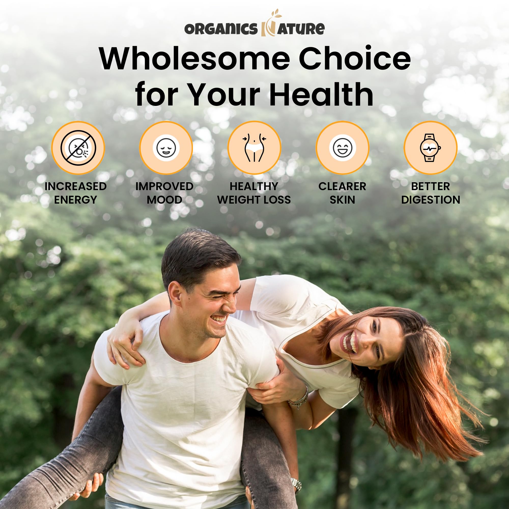 Organics Nature Immunity Support capsules, ready for everyday wellness.
