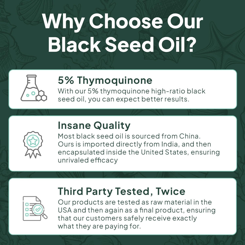 Organics Ocean Better Black Seed Oil pour shows a mess-free daily dose