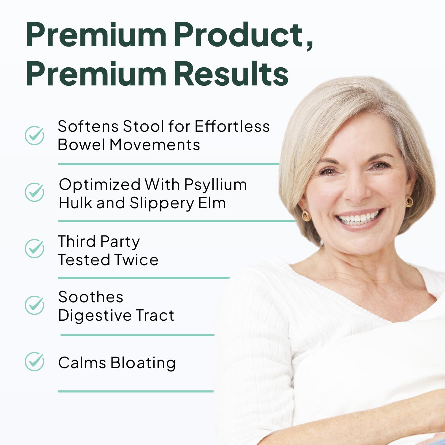 Organics Ocean Better Fiber slippery elm focus for gut comfort