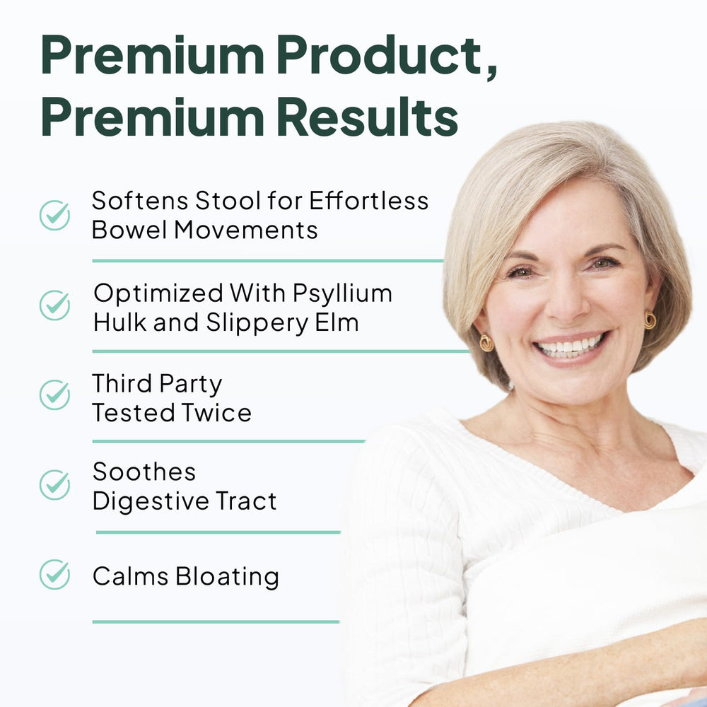 Organics Ocean Better Fiber slippery elm focus for gut comfort