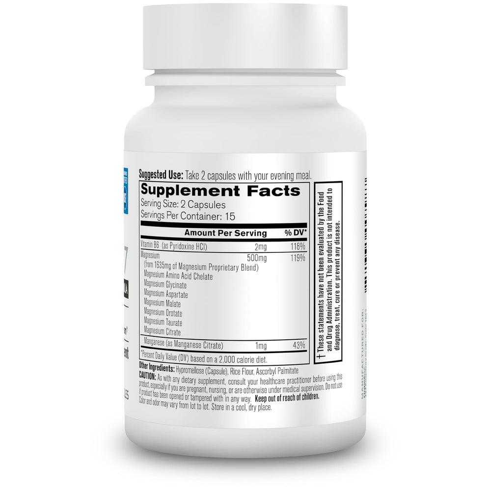 Organixx vegan non-GMO seal confirms clean, plant-based magnesium.