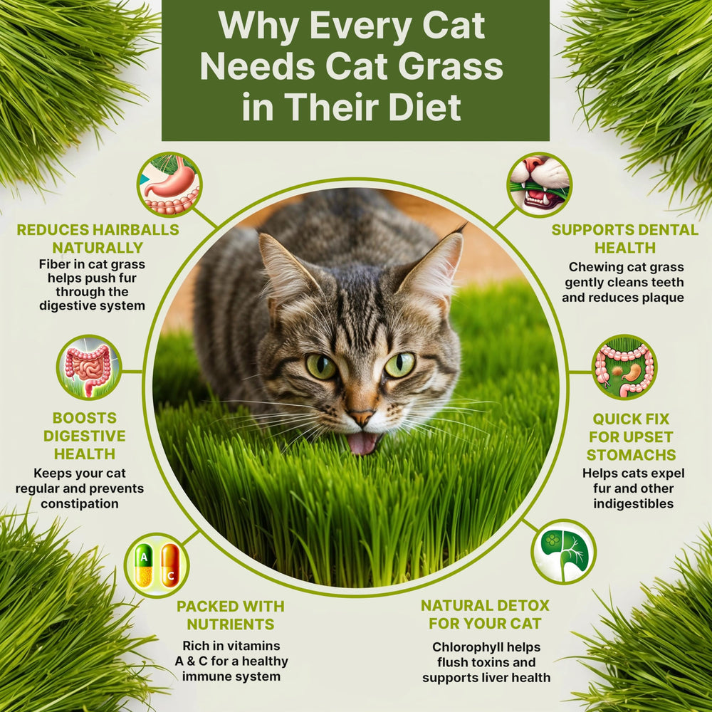 Organo Republic Cat Grass Seeds Mix QR guide image for easy growing instructions
