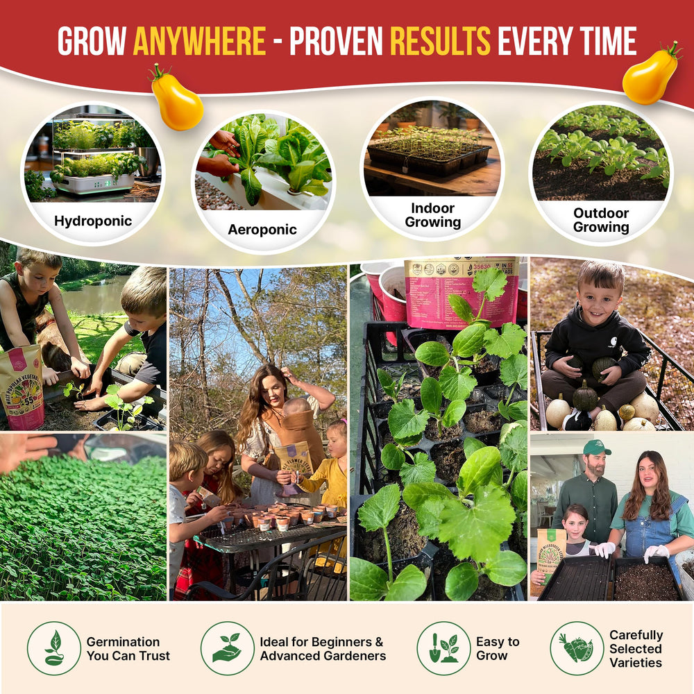 Organo Republic QR codes link to growing guides and culinary ideas