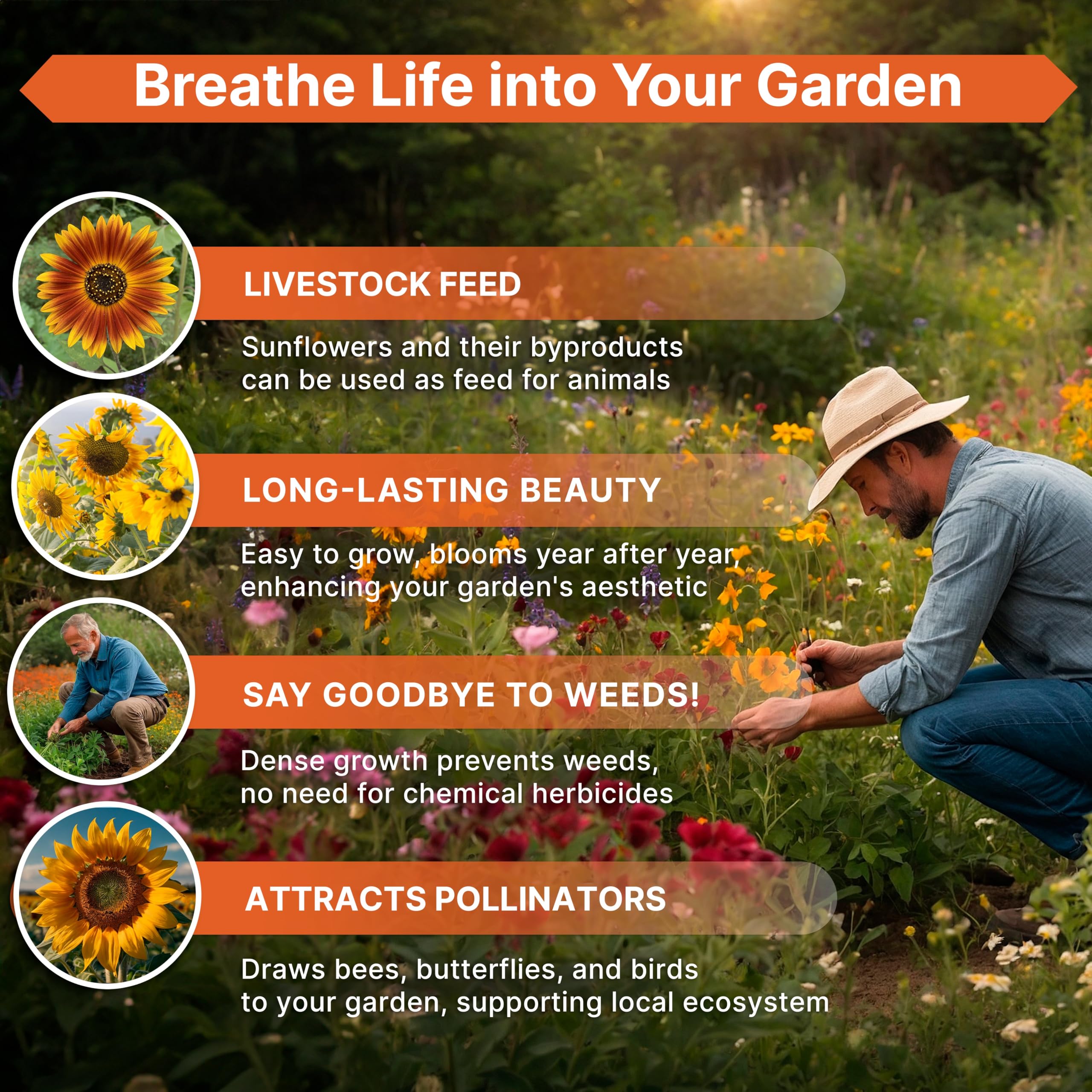 Organo Republic US-sourced seeds from trusted suppliers for quality blooms.