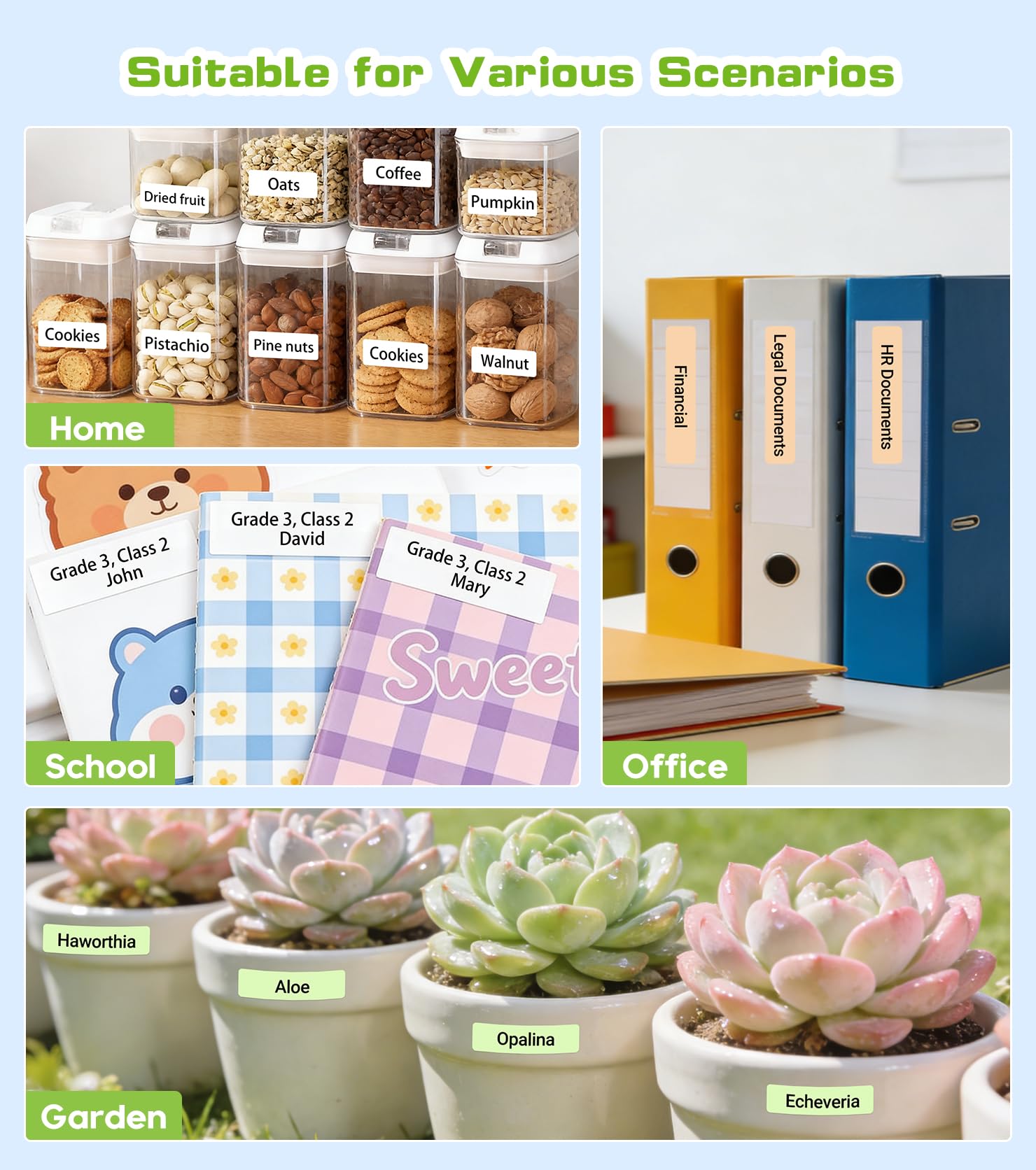 Continuous label paper option and fixed length labels on ORGBRO X1.