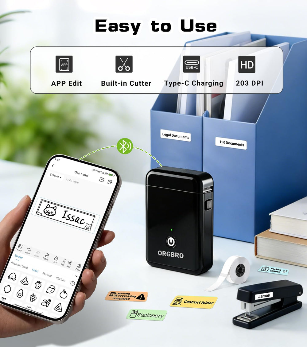 ORGBRO X1 app templates in multiple languages for easy customization.