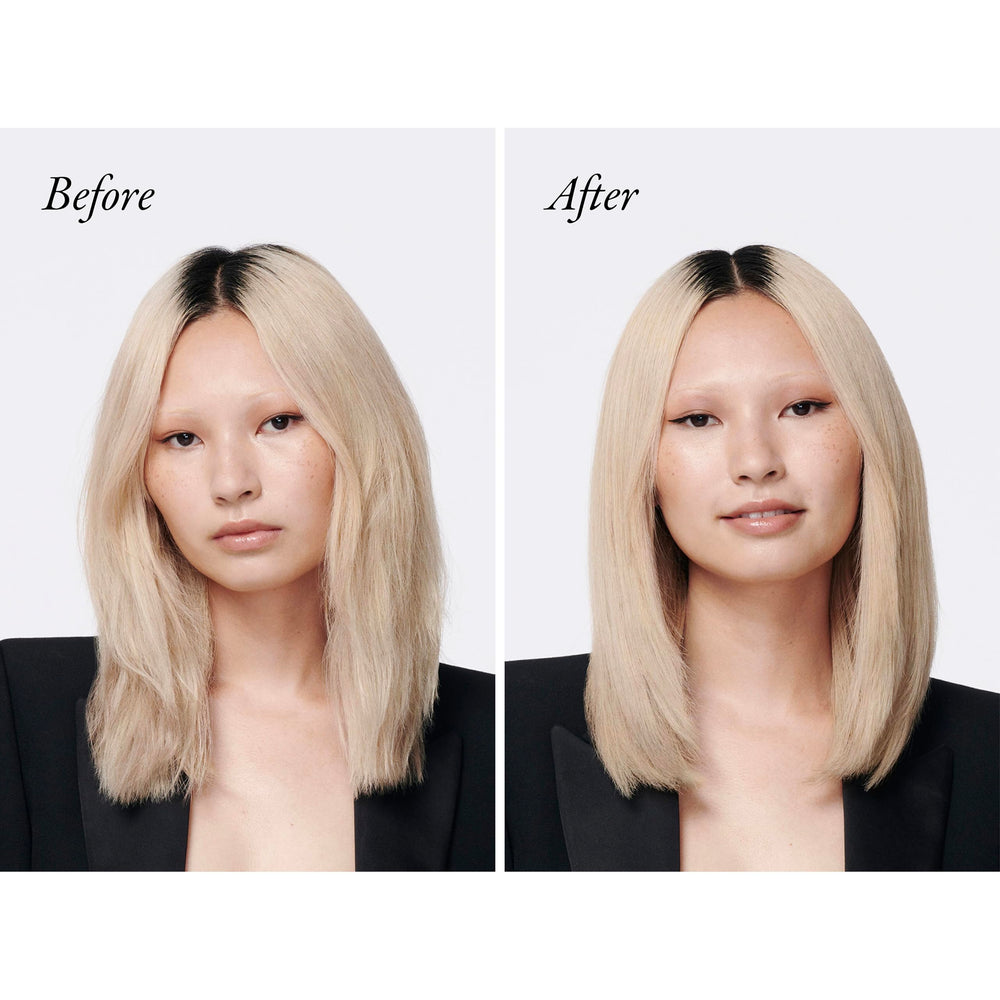 Oribe Gold Lust spray nozzle delivering controlled heat protection for styling