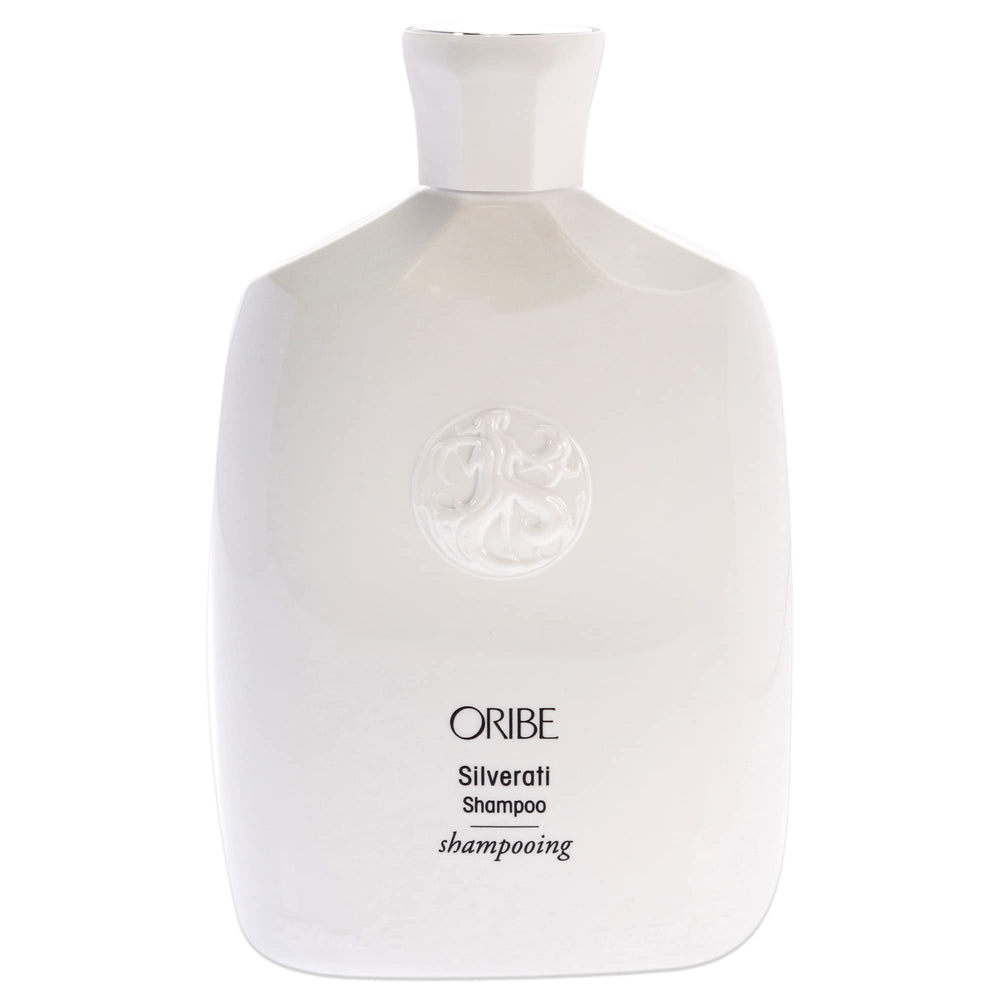 Oribe Silverati close-up shows rich lather for bright grey tones.