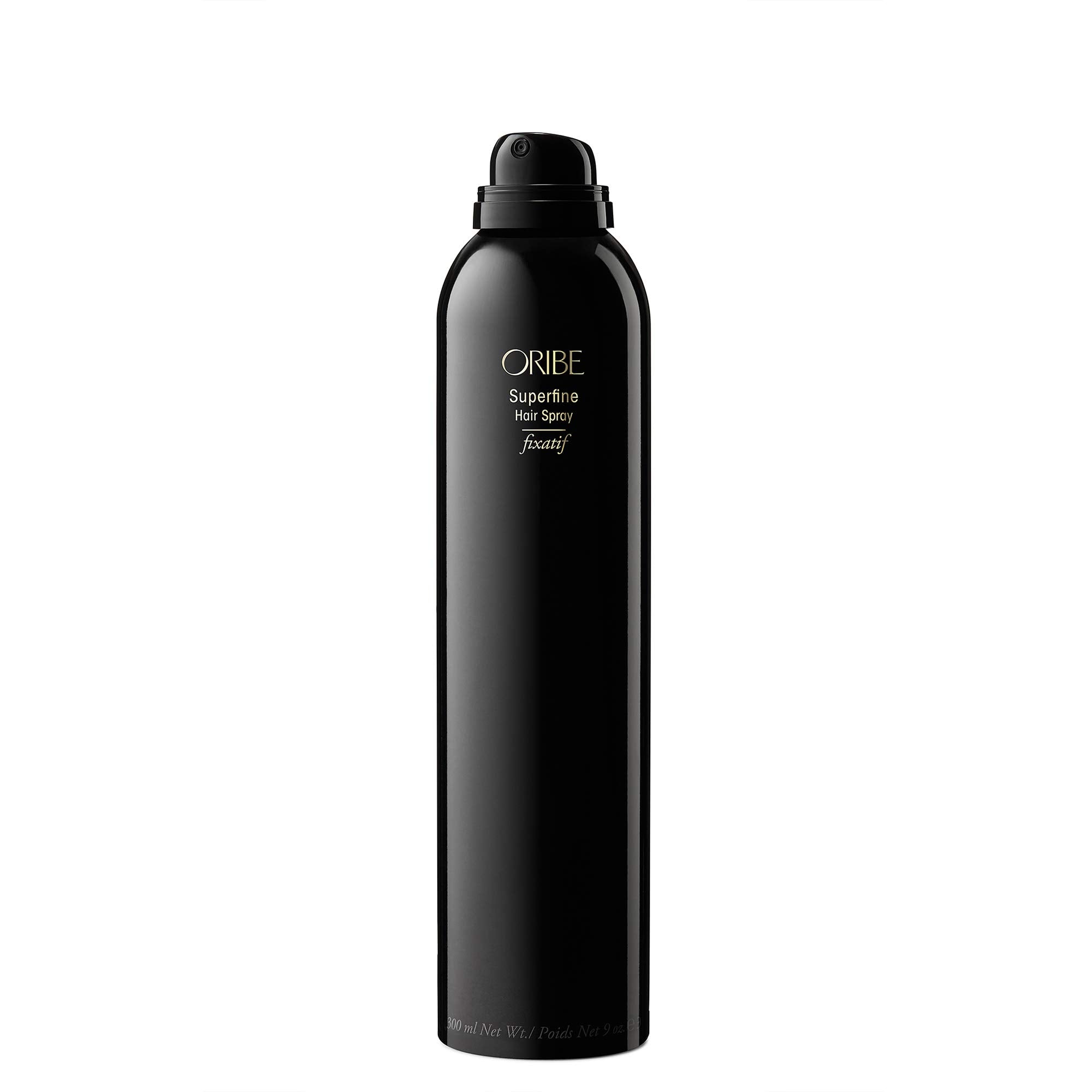 Oribe Superfine spray mist demonstrates light-to-medium hold on hair.
