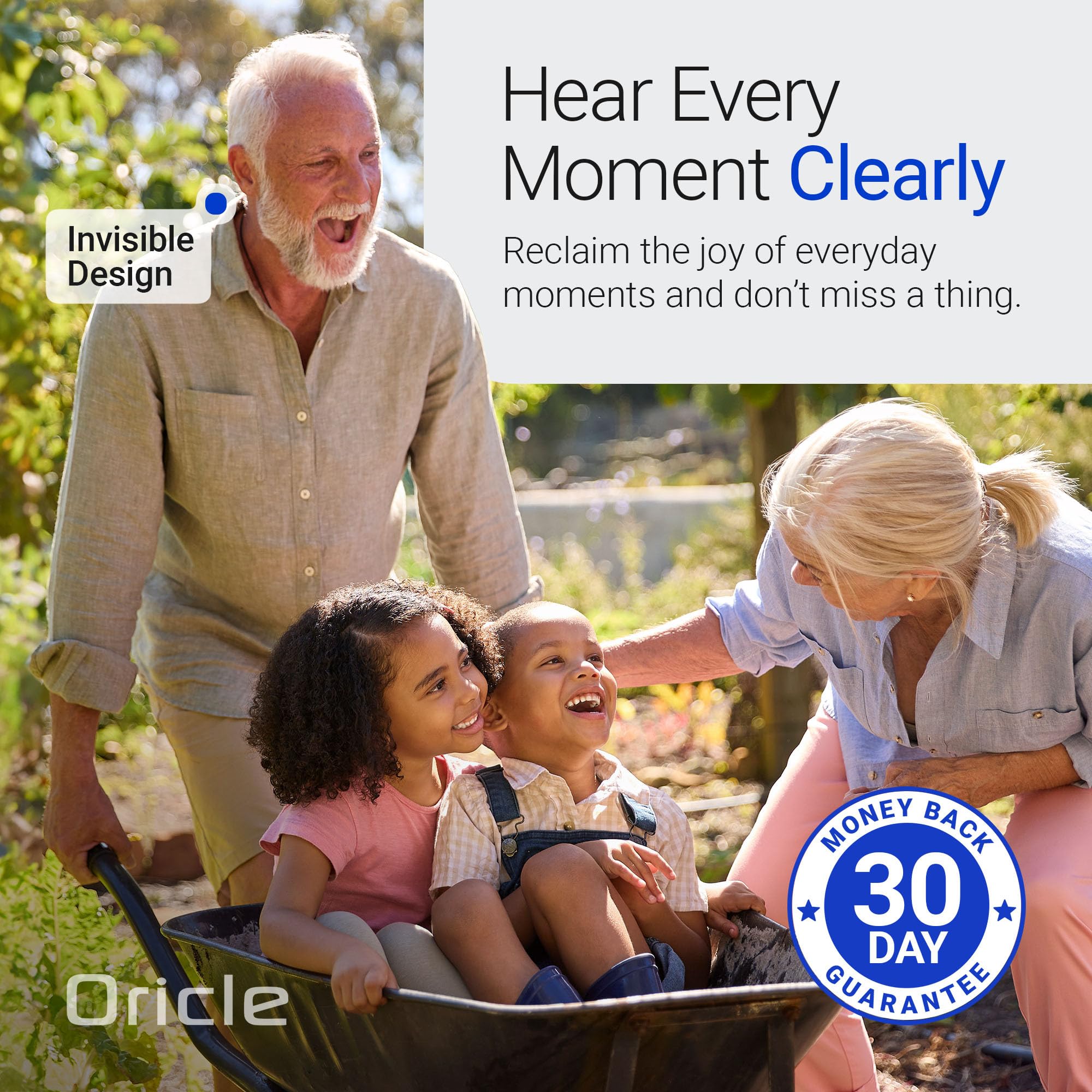 Oricle Standard 2.0 compact CIC design sits discreetly for daily use.