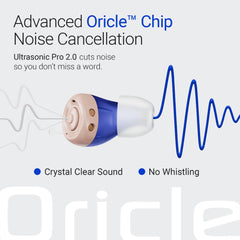 Oricle Standard 2.0 with noise cancellation clarity aids conversations in busy environments.