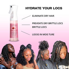 Orientfashion vegan sulfate-free badge signals gentle plant-based loc maintenance.