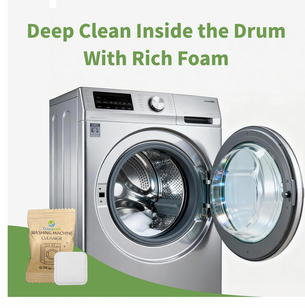 Orientleaf washer drum odor elimination tablet helps minimize drum odors