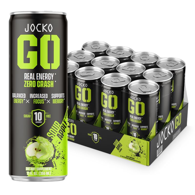 Origin Jocko Go Sour Apple can for a compact, sugar-free energy boost