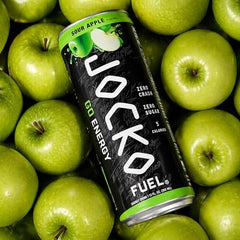 Monk fruit sweetener close-up on Origin JOCKO GO packaging.