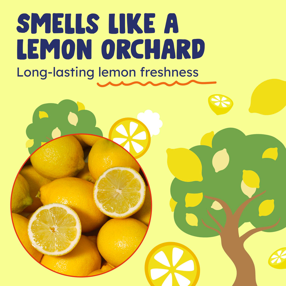 Originally Yellow lemon white vinegar lemon scent favored for fresh cleaning