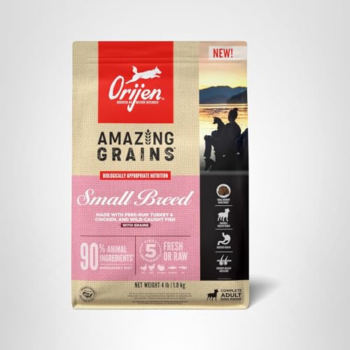 Packaging nutrition panel highlights protein-rich, grain-inclusive balance in ORIJEN Amazing Grains
