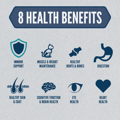 ORIJEN Guardian Senior WholePrey ingredients image emphasizes bones and organs