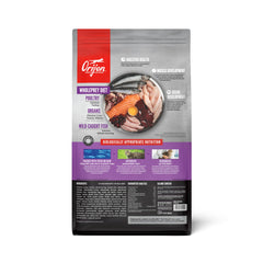 ORIJEN kitten kibble close-up shows texture ideal for growing kittens.