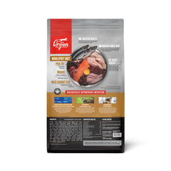 ORIJEN Original Cat Food kibble closeup showing texture and flavor appeal for cats