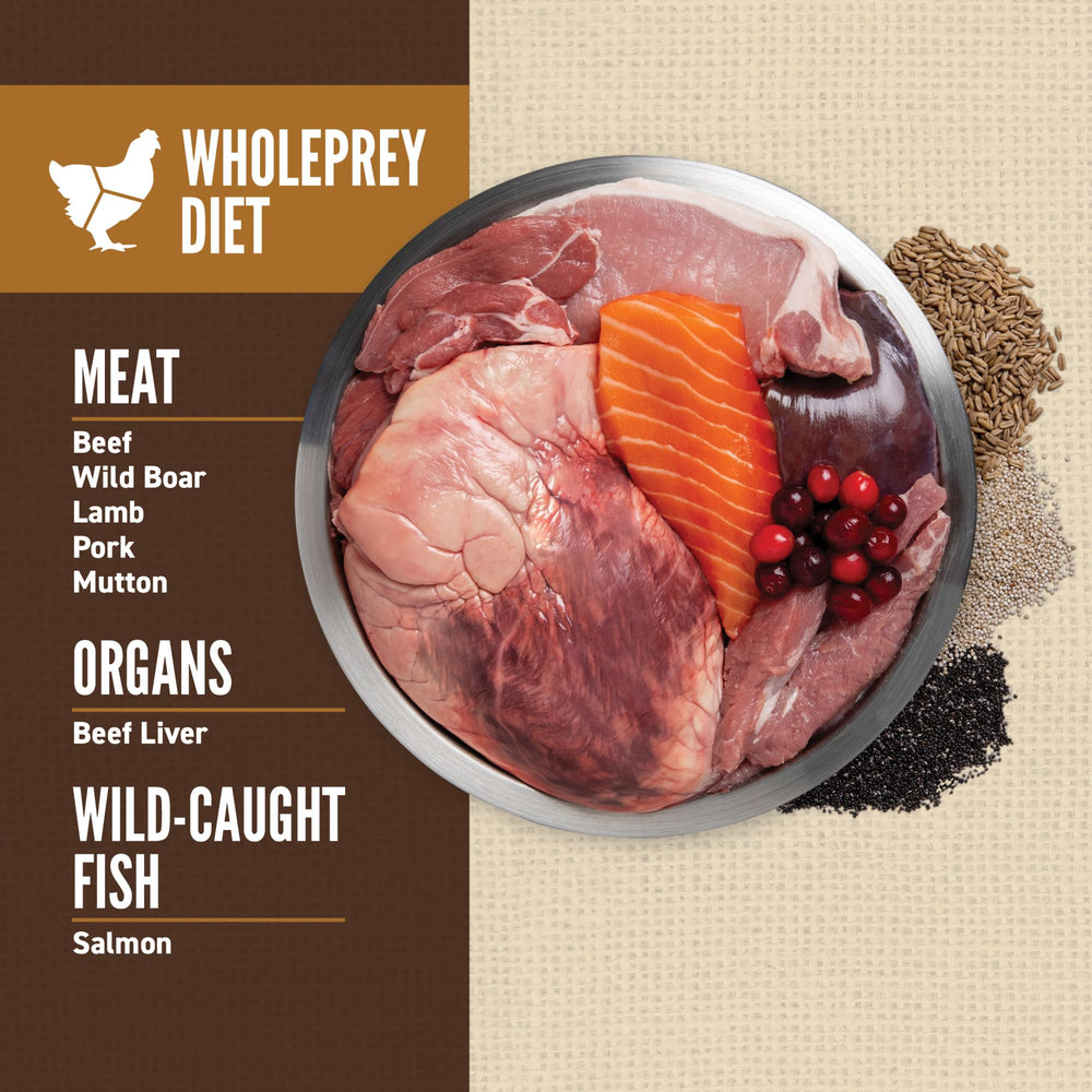 ORIJEN pollock oil provides DHA and EPA for skin and coat