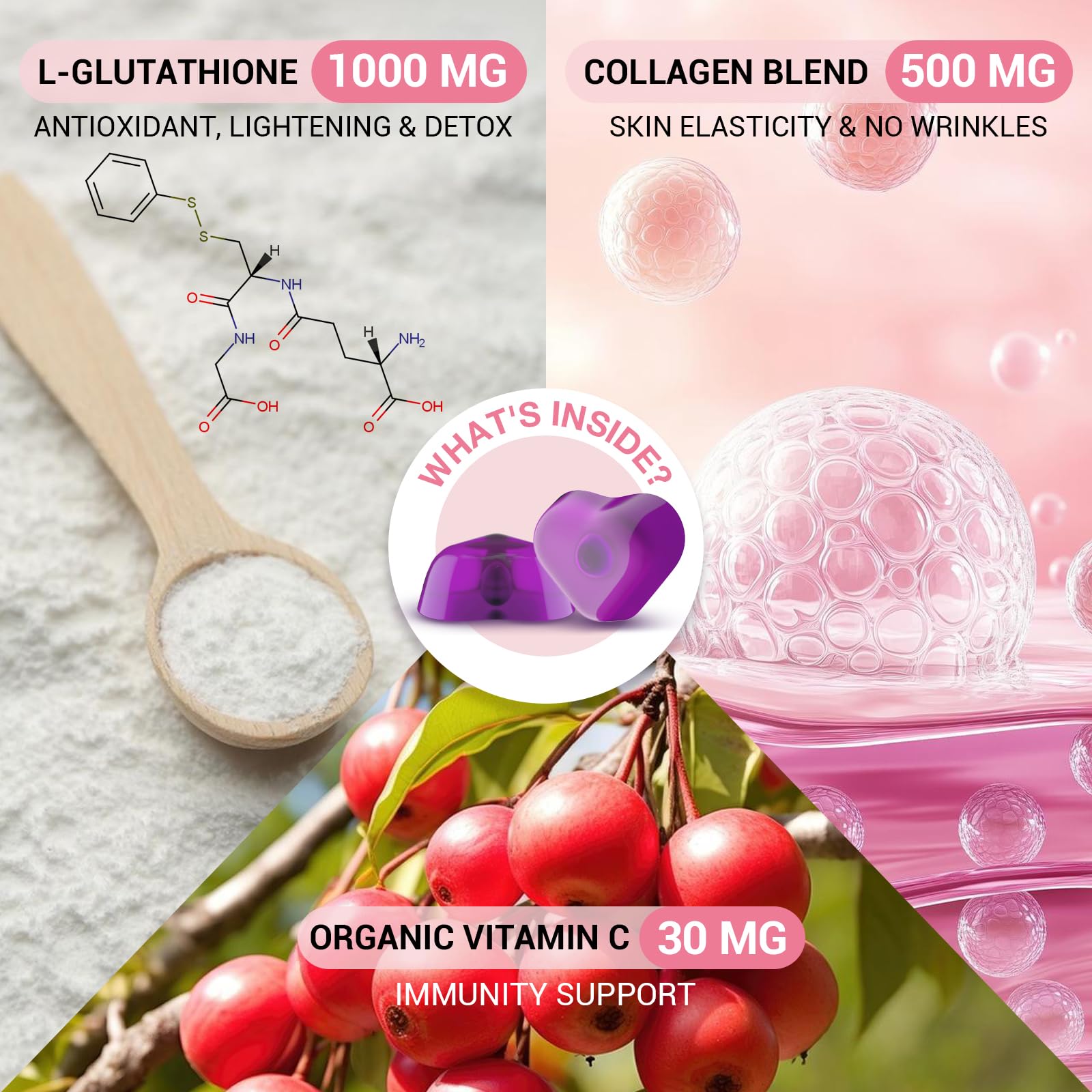 Orinthalixium liposomal gummies close-up highlights chewy texture and premium formulation.