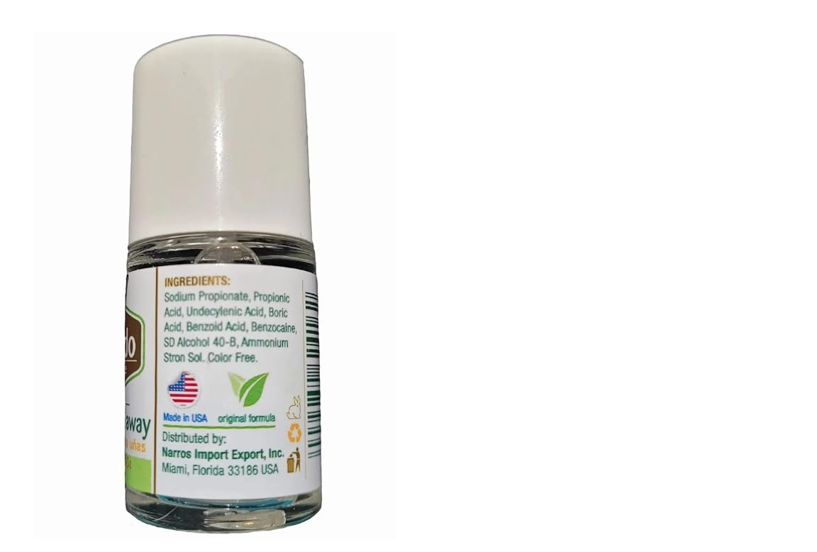 Person applying Oriundo Natural Life as part of a twice-daily routine.