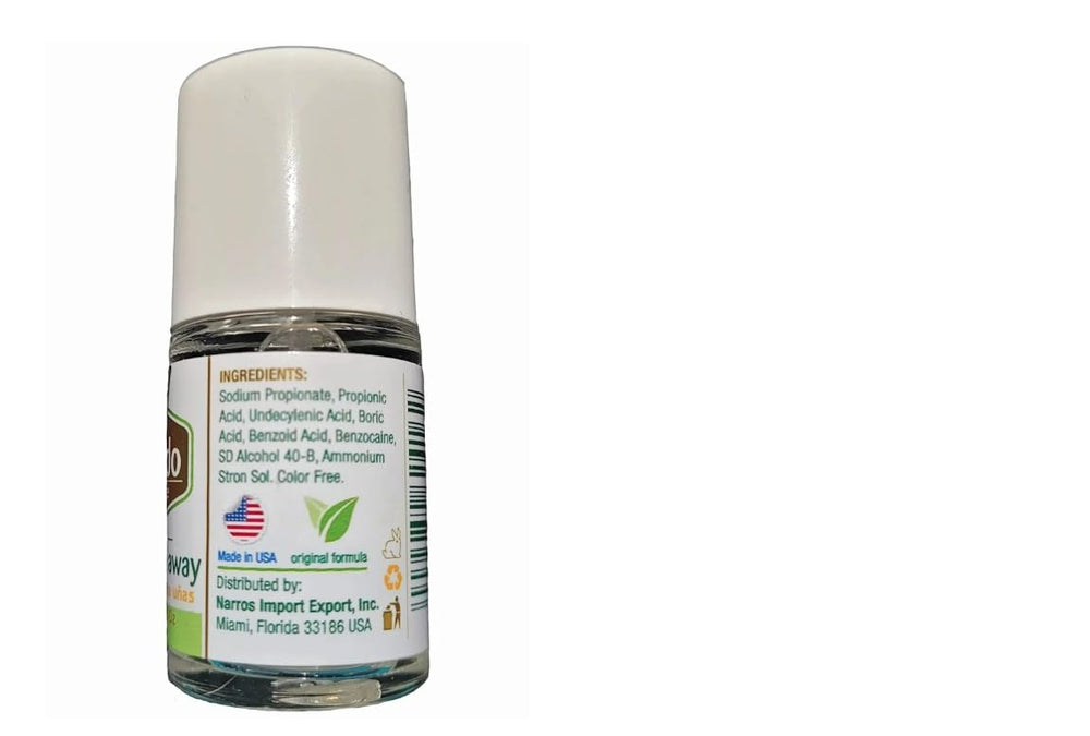 Person applying Oriundo Natural Life as part of a twice-daily routine.