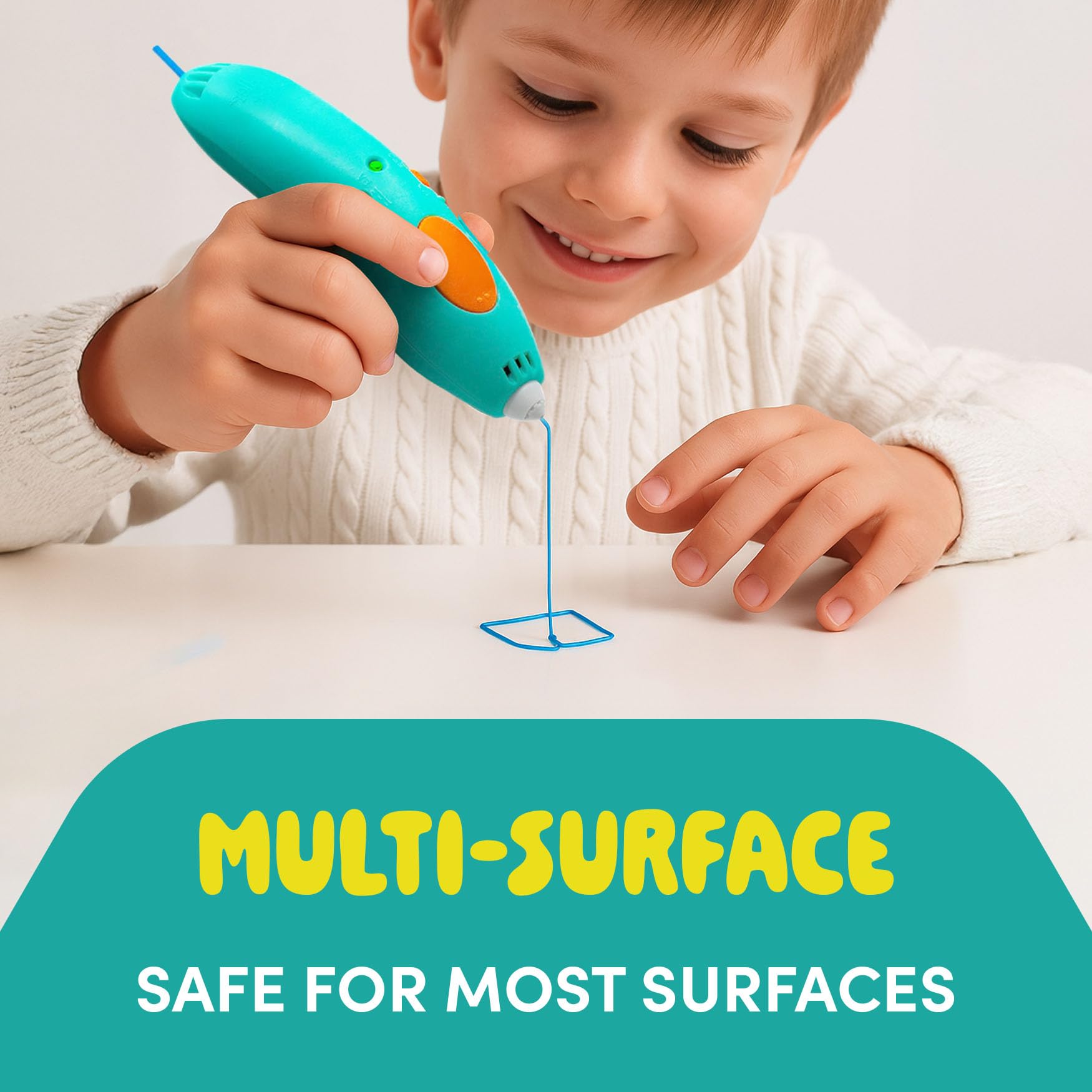 Orkan compatible with 3Doodler Start for seamless doodling.