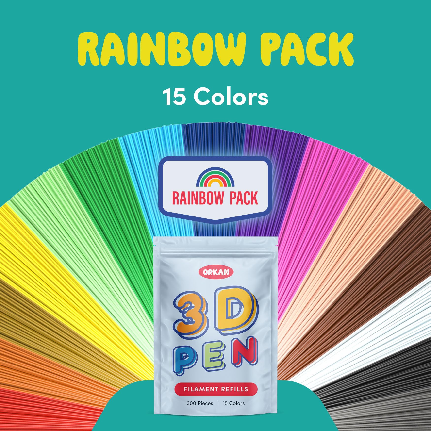 Orkan eco filament is kid-safe and BPA-free for worry-free play.