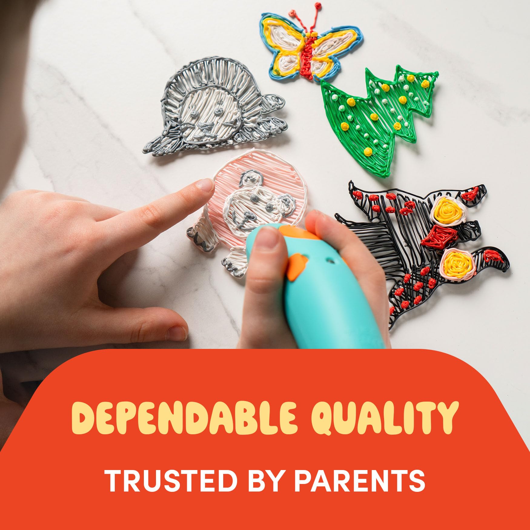 Orkan multi-color doodle supplies for classroom or family use.