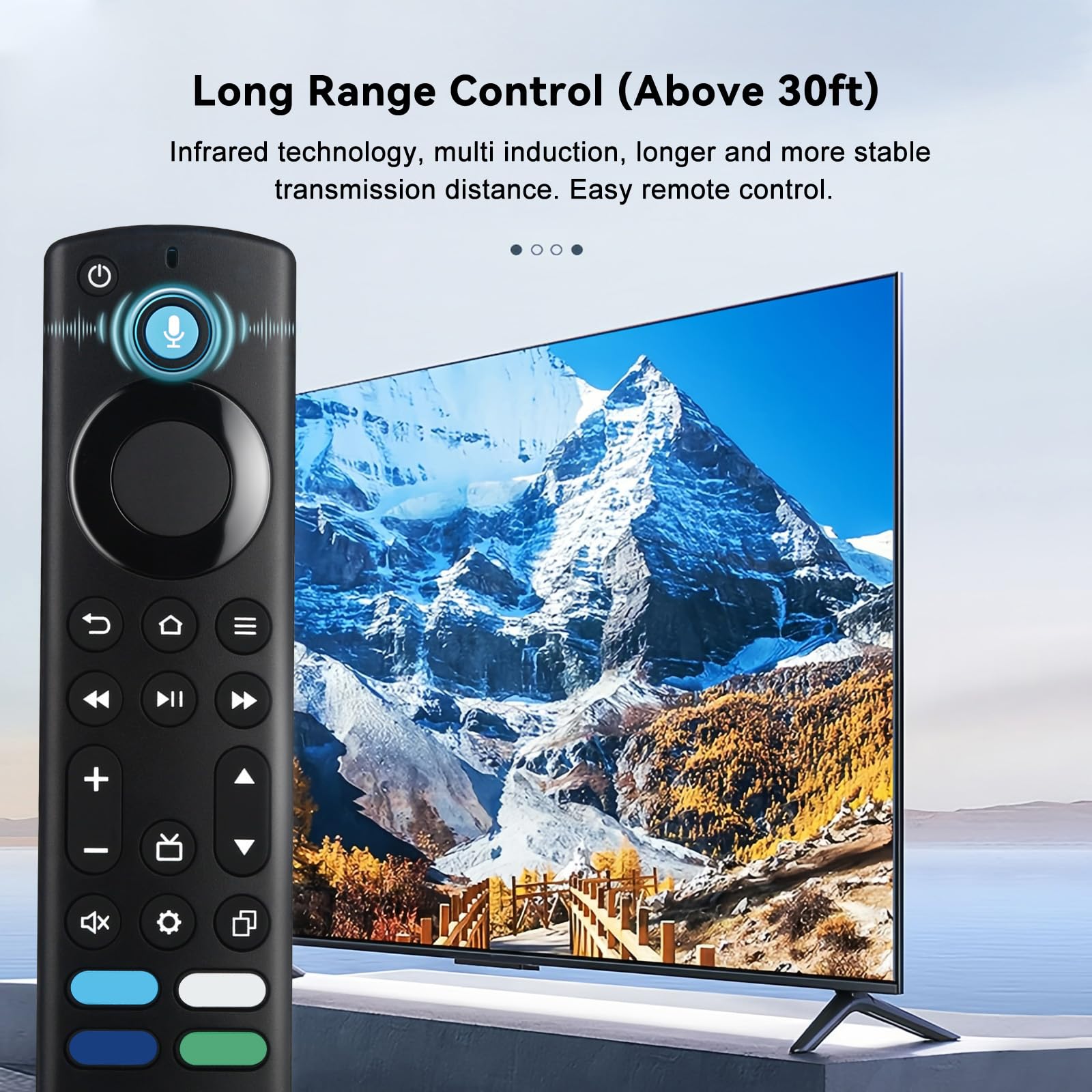 OROSAUR Replacement All Fire Remote compatible with Insignia and Toshiba TVs