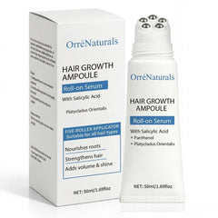 Orrenaturals Hair Revival Ampoule five-roller applicator for precise scalp treatment