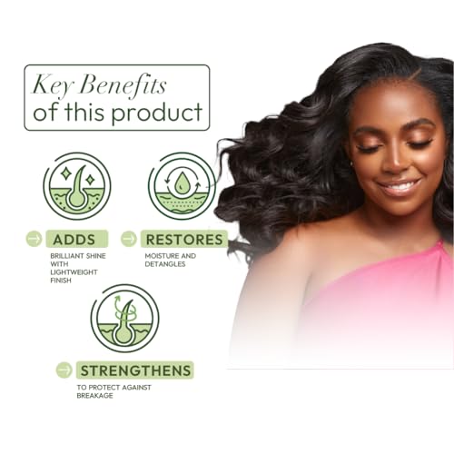 ORS Biotin-strengthened spray supports stronger-looking hair with daily use.