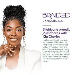 Acai and Biotin in ORS Braidzone support hair strength and flexibility.