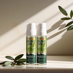 ORS Olive Oil and Panthenol provide moisture boost for smoother wrapping.